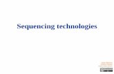 Sequencing technologies - Technical University of Valencia · 2019-05-06 · Sequencing technologies: Sanger ... Sanger sequencing. Sanger sequencing Traditional DNA sequencing method