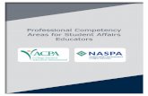 Professional Competency Areas for Student Affairs Educators · Professional Competencies Task Force to review the professional competencies and recommend changes as needed. Beginning