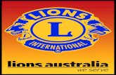 Lions Clubs International - Greater Mt Gravatt Mansfield ... · Lions Clubs International CELEBRATING 100 Years of Service Where There’s a Need, There’s a LION. HEALTH DISABILITIES