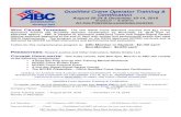 Qualified Crane Operator Training & Certificationfiles.constantcontact.com/a38405e8001/f0967012-af6f-4734... · 2018-05-10 · Why Crane Training: The new OSHA Crane Standard requires
