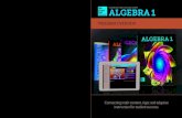 ALGEBRA 1 - Amazon S3...Visualize abstract math concepts With the Glencoe High School Math Series digital resources in ConnectED, you can create an interactive learning center and