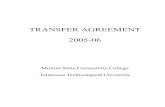 Motlow State Transfer Agreement 2005-06 › transfer › Motlow State Transfer Agreement 2005-… · Students must complete 60 hours at senior institution with 36 hours of upper-division