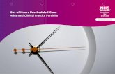 Out of Hours Unscheduled Care: Advanced Clinical Practice ... › media › 463876 › ooh...Out of Hours Unscheduled Care Advanced Clinical Practice Portfolio Introduction The underpinning
