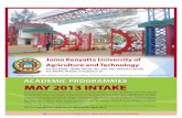 ACADEMIC PROGRAMMES MAY 2013 INTAKE › wp-content › uploads › 2013 › 04 › JKUAT-May13... · 2015-03-05 · National Diploma offered by KNEC or A holder of any other qualifications