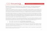 ISUOG Consensus Statement on rationalization of early ... · International Society of Ultrasound of Obstetrics and Gynecology (ISUOG) has compiled the following evidence and expert-opinion