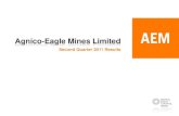 Agnico-Eagle Mines Limited...Agnico-Eagle Mines Limited . 2 . Forward Looking Statements . ... Jul-05 Dec-05May-06 Oct-06 Mar-07 Aug-07 Jan-08 Jun-08 Nov-08Apr-09 Sep-09 Feb-10 Jul-10