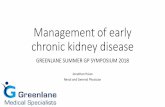 Management of early chronic kidney disease › fileup › files › 0900 Management of early CK… · •Johnson et al. KHA-CARI Guideline: Early chronic kidney disease: detection,