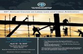 55th Annual Course on Labor Law and Labor Arbitration · | Luncheon Presentation by NLRB Acting Chairman, Philip A. Miscimarra | Three (3) hours of ethics This program is designed