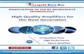 High Quality Amplifiers for the Next Generation · High Quality Amplifiers for the Next Generation ... world. It has cornered the market on custom designed amplifiers with special