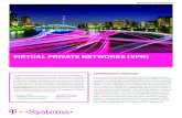 VIRTuaL PRIVaTE NETwORkS (VPN) - T-Systems › ... › DL_Flyer_IP-VPN.pdf · dedicated or shared with other customer VPNs via a Multi-VPN access point. The solution’s quality and