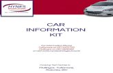 CAR INFORMATION KIT - Hynes Driving SchoolEntrance to Motorway Special regulations apply to all motorway, these include: The same restrictions do not apply on a dual carriageway. n