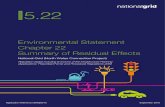 National Infrastructure Planning... · Environmental Statement Chapter 22 Summary of Residual Effects Document 5.22 Page 2 North Wales Connection Project which are included in section