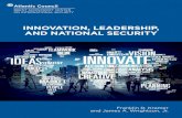 INNOVATION, LEADERSHIP, AND NATIONAL SECURITY€¦ · innovative society, and that innovation has been a key element undergirding America’s international leadership and strength.