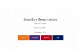 BTG 3Q2017 Presentation Slides (After BODdddd)breadtalk.listedcompany.com/newsroom/20171106_070139_5DA...2017/11/06  · S$ Million 3Q 2017 3Q 2016 9M 2017 9M 2016 Operating cash flow