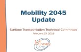 Mobility 2045 Update · (Final) Mobility 2045 (DRAFT) State FuelTax (per gallon) Existing State Motor Fuel Tax +$0.05 in 2020 +$0.07 in 2030. Existing State Motor Fuel Tax ...