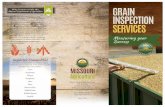 Missouri Department of Agriculture Why inspect with the ... › grains › pdf › gisbrochure.pdf · Official Commercial Inspection Service (OCIS) allows agencies to perform a more