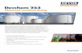 Devchem 253 - Powerfloorsolutionspowerfloorsolutions.com/assets/front/pdf/Devoe_Dechem_253.pdf · Devchem 253 Chemical resistant lining A two-component epoxy novolac, Devchem ® 253