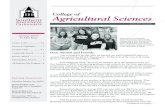 College of Agricultural Sciences - SIU · 2020-02-13 · College of Agricultural Sciences News fall. We still need your help. Please send the names of prospective students to our