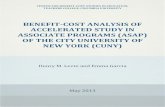BENEFIT COST ANALYSIS OF ACCELERATED STUDY IN … · This study evaluates CUNY’s Accelerated Study in Associate Programs (ASAP) from a benefit-cost perspective. ASAP is designed