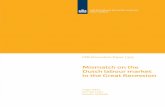 Mismatch on the Dutch labour market in the Great Recession · of the spectrum, the source of the strong mismatch in Spain relates to a core problem on the Spanish labour market, being