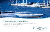 Nautilus Marine€¦ · INTRODUCTION Who is the insurer . The insurer of this insurance is AIG Australia Limited (ABN 93 004 727 753 AFSL 381686). The insurer acts through their agent