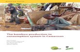 The bamboo production to consumption system in Cameroon · Bamboo products and species 43 22. Price determinants for processed bamboo 43 23. Processors’ annual sources of household