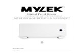 Mylek - Heaters, Electric Blankets & DIY Tools series manual V… · Web viewThe size of heater can vary based on the room height, room size and standard of home insulation. Please