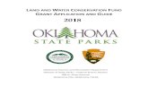 LAND AND WATER CONSERVATION UND GRANT ... › otrd-nfs-trav › files › ...LAND AND WATER CONSERVATION FUND GRANT APPLICATION AND GUIDE 2018 Oklahoma Tourism and Recreation Department