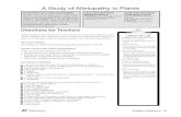 A Study of Allelopathy in Plants › files › galleries › 2_AllelopathyMLP.pdf · 2017-04-25 · Allelopathy Student Research 21 other. Molecules produced by one plant, mostly