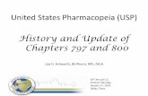 United States Pharmacopeia (USP) · United States Pharmacopeia (USP) History and Update of Chapters 797 and 800 Lisa D. Ashworth, BS Pharm, RPh, FACA. 50. th. ... Supplement Health