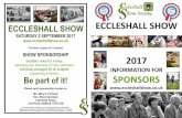 SATURDAY 2 SEPTEMBER 2017 - Eccleshall Showeccleshall.moonfruit.com › download › i › mark_dl › u...Advertising on Acknowledgement on Show’s Facebook page Banner & Advertising