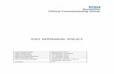 EXIT APPRAISAL POLICY - doncasterccg.nhs.uk · Exit Questionnaire (appendix 2) to the employee via e-mail or where the employee is absent from work, to their home address. 1.5. The