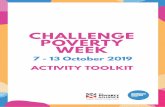 CHALLENGE POVERTY WEEK€¦ · Challenge Poverty Week is a real, practical opportunity to build a stronger movement against poverty and demonstrate our values of justice and compassion.