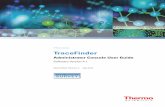 TraceFinder 4.1 Administrator Console User Guide Revision A › TFS-Assets › CMD › ... · Preface vi TraceFinder Administrator Console User Guide Thermo Scientific To view TraceFinder