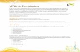 MTH113: Pre-Algebra › sites › default › files › pdf › scope-sequence › MATH113.pdf { Pg. 2 } • Addition and Subtraction Properties • Equations Involving Addition and