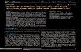 Corrosion of titanium implants and connected prosthetic alloys … › JDHODT › JDHODT-11-00524.pdf · 2020-06-23 · prosthetic alloys using lactic acid immersion test Volume 11