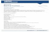 Minutes Board of Trustees - North American Electric ... highlights and... · Upon motion duly made and seconded, the Board approved the consent agenda as follows: Minutes . The draft