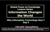 Global Focus on Knowledge Lecture Series Information ... · IBM Microsoft Google, Yahoo! ... 1969 Concorde. space. 1944 V1.V2 rocket ... 1879 . electric locomotive ↓ ↓ 1964 Shinkansen.