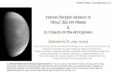 Intense Decadal Variation of Venus 365-nm Albedo …mosir/pub/2019/2019-05-31/IVC...2019/05/31  · Intense Decadal Variation of Venus’ 365-nm Albedo & its Impacts on the Atmosphere