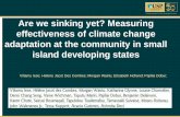Are we sinking yet? Measuring effectiveness of climate ...devpolicy.org/2018-Pacific-Update/Presentations and... · Towards climate change resilience: Minimising loss and damage in