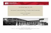 Stanford Center for International Development Working ... · Stanford Center for International Development Working Paper No. 442 Increased Understanding of Supply Side Economics by