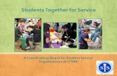 Students Together for Servicestudentstogetherforservice.org › ... › STS-presentation... · Hospice and Palliative Care Organization Awarded travel funds “Students from the Hospice