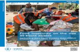 Food insecurity on the rise as Ebola abates · Estimates of the economic impact of Ebola on household food security are needed to develop response scenarios. In the view of this,