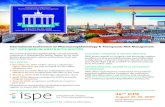 International Conference on …...36TH ICPE August 26-30, 2020 Estrel Hotel & Congress Center Berlin, Germany The essential pharmacoepidemiology annual scientific conference is scheduled