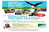 BULLS BAY 2 pm NATURE FESTIVAL › uploadedFiles › Region_4 › NWRS › Zone_3 › ... · 2019-04-01 · Saturday May 18, 2019 8 am – 5 pm Sewee Center & Other locations BULLS
