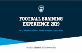 FOOTBALL BRAINING EXPERIENCE - fcevolution › wp-content › uploads › ...es will be allowed to observe training sessions of the Benﬁca youth teams. CAIXA FOOTBALL CAMPUS TOUR
