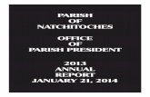 PARISH OF NATCHITOCHES OFFICE OF PARISH PRESIDENT …matchbin-assets.s3.amazonaws.com › public › sites › 1127 › ... · 2014-01-31 · ual as required by the Home Rule Charter,