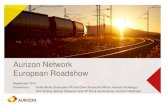 Aurizon Network European Roadshow · • A$ Medium Term Note issue (MTN) in October 2013 • State of Queensland reduces its ownership below 5% Aurizon Holdings Aurizon Network 2010