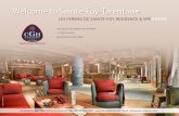 Welcome to Sainte-Foy-Tarentaise - CGH Residences › documents › carnets... · SAINTE-FOY-TARENTAISE RÉSIDENCE CGH LES FERMES DE SAINTE-FOY Residence CGH Les Fermes de Sainte-Foy