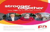 Vote YES for a stronger future...11.1 Corporate and governance structure 20 11.2 Governance 21 11.3 Constitution – bcu members will become Members of P&N Bank 21 11.4 Future directions